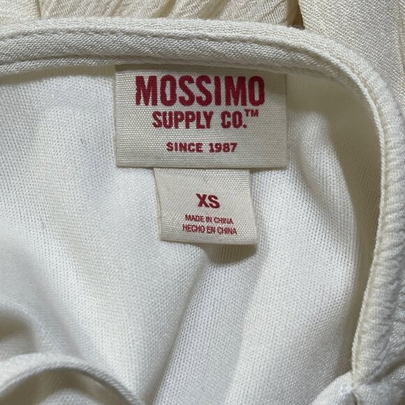 Mossimo Sundress Halter Cream Crochet Mini Size XS Extra Small - Picture 4 of 7